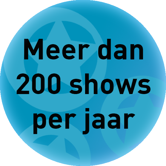Meer dan 200 improvisatie voorstellingen op maat per jaar