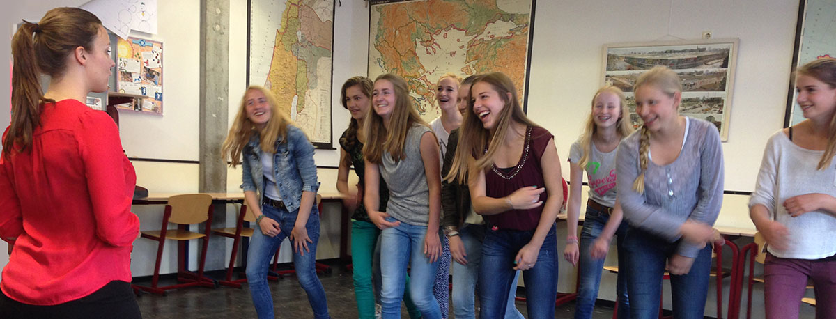 Leerlingen genieten en komen in beweging bij theaterworkshop cultuurdag The Big Mo