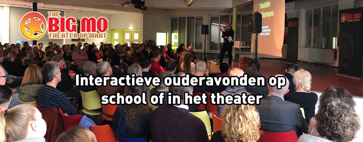 Onze acteurs verzorgen een interactieve ouderavond op locatie in de aula