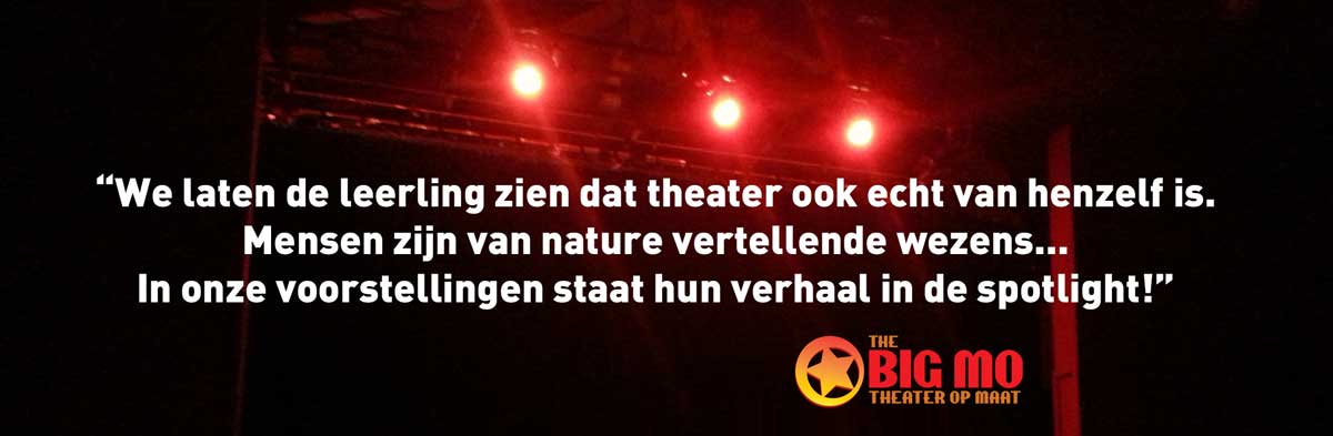 Visual met citaat over de kracht van cultuureducatie in het voortgezet onderwijs, door The Big Mo